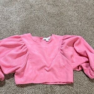 HYFVE Pink Blouse with Puff Sleeves
